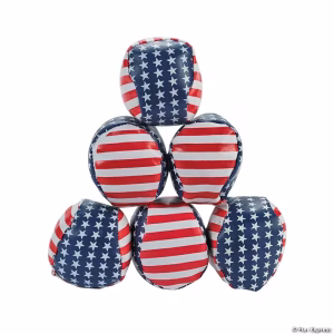 Patriotic 2" Kick Ball Stars & Stripes, Sold Individually