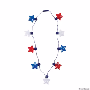 Patriotic Light Up Necklace, 40"